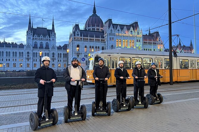 1 Hour Budapest Segway Tour - Parliament Hightails - Shoes on the Danube Bank, the quietest stop