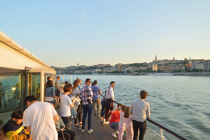 Booze Cruise Budapest Sightseeing Danube Cruise - Castle Hill and Fisherman’s Bastion from the water
