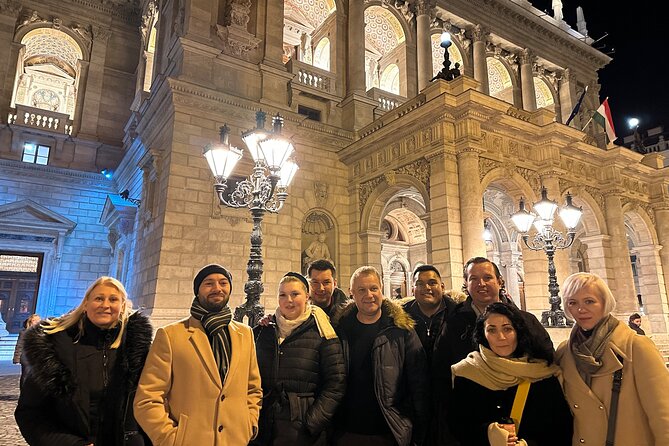 Bright Lights of Budapest Night Tour with Boat Cruise and Wine - Meeting Leslie, Ferenc, or Fanny on Andrássy Avenue
