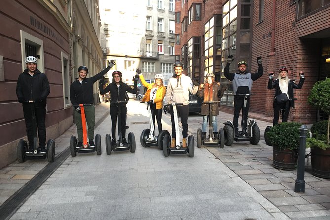 Buda+Pest Panoramic views & Iconic Landmarks City Segway Tours - Learning the Segway before reaching Andrássy Avenue