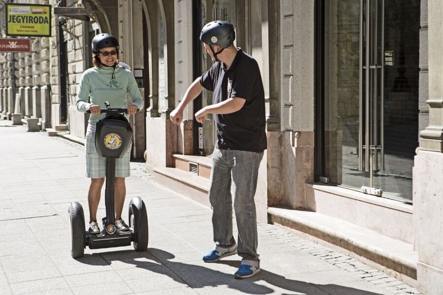 Budapest: 1-Hour Private Segway Tour - Learning the Segway before facing city streets