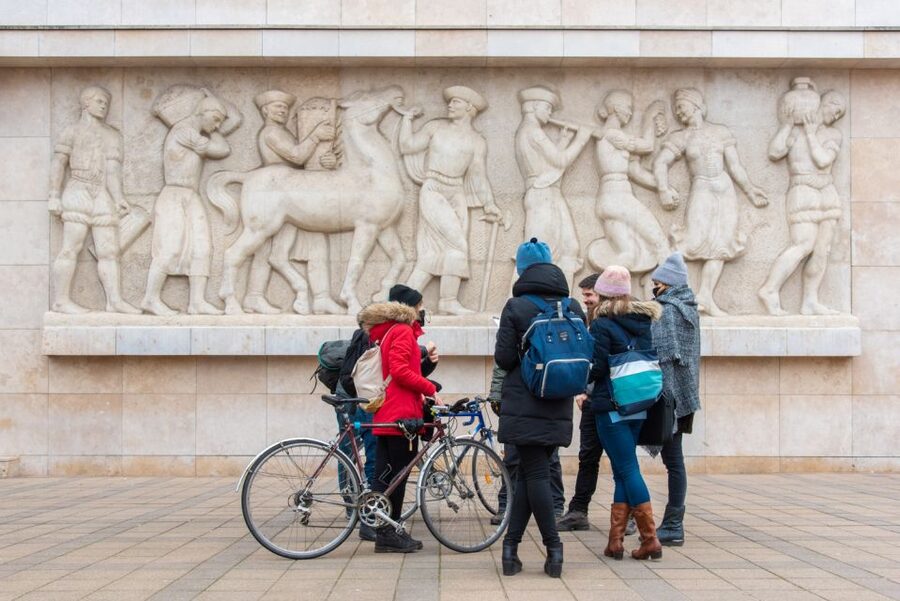 Budapest: 3-Hour Walking Tour About Communism (Small Group) - Riding Budapest’s red M2 subway
