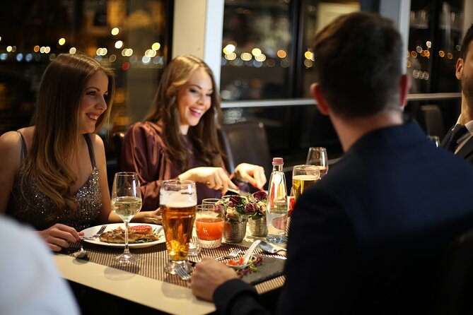 Budapest 4 course Dinner Cruise with Bar Piano and Welcome Drink - Budapest by night, served from the Danube