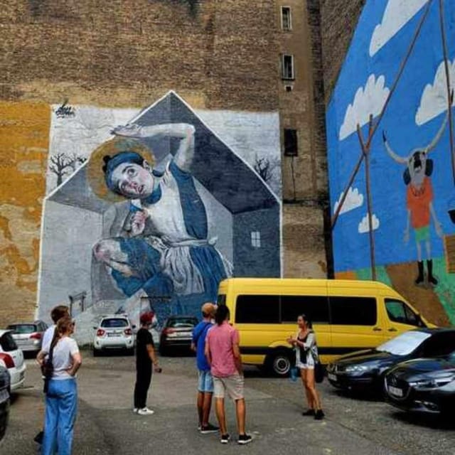 Budapest: Alternative Street Art & Jewish Tour - Starting beneath the blue umbrella at St. Stephen’s Basilica