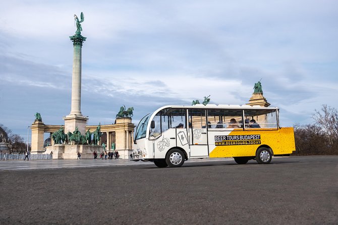 Budapest BeerBus Tour 60 Minutes Private Experience - A party bus with Budapest sights outside the windows