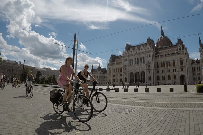 Budapest Bike Tour with Hungarian Goulash - Castle Garden and the Buda side