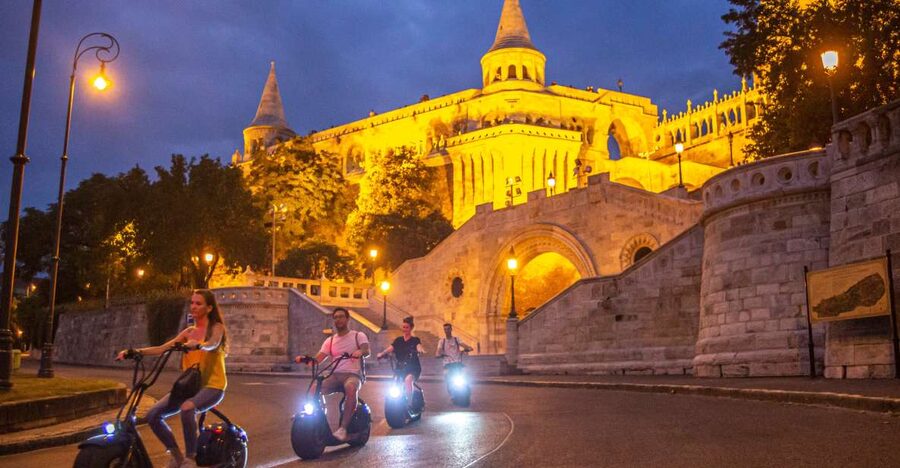 Budapest: Buda Castle E-Scooter Evening Tour - Ten minutes to learn the scooter