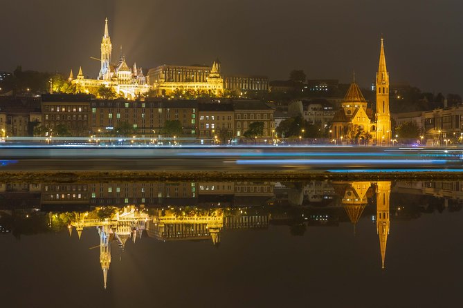 Budapest by night - private driving tour - Fisherman’s Bastion and the best night view