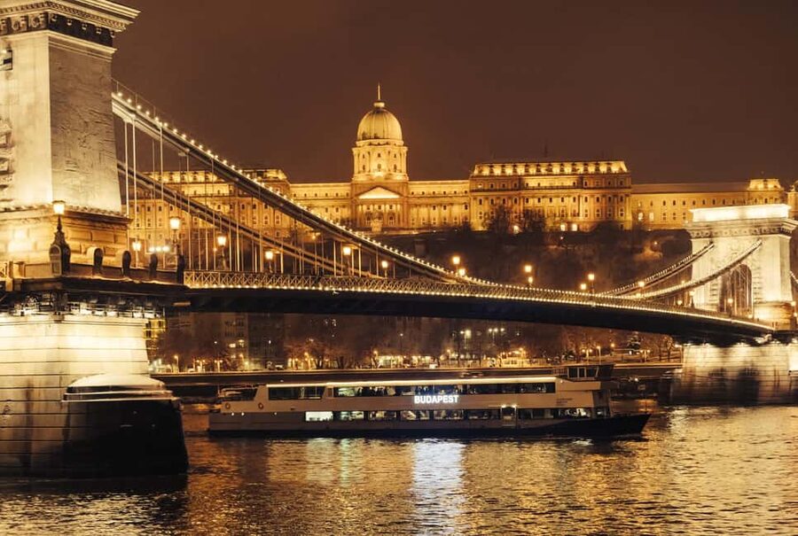 Budapest By Night Sightseeing Cruise - Liberty Bridge, Bálna, and the Great Market Hall