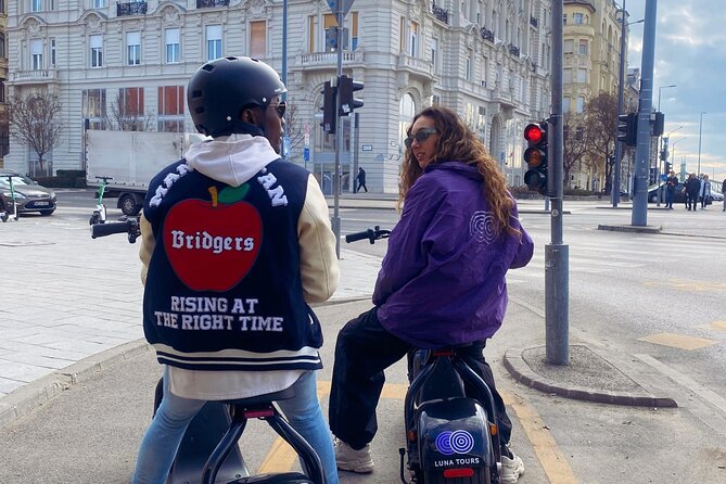 Budapest Citadel Tour on E-Scooter with The Best Panoramic Views - The opening bridge and Danube views