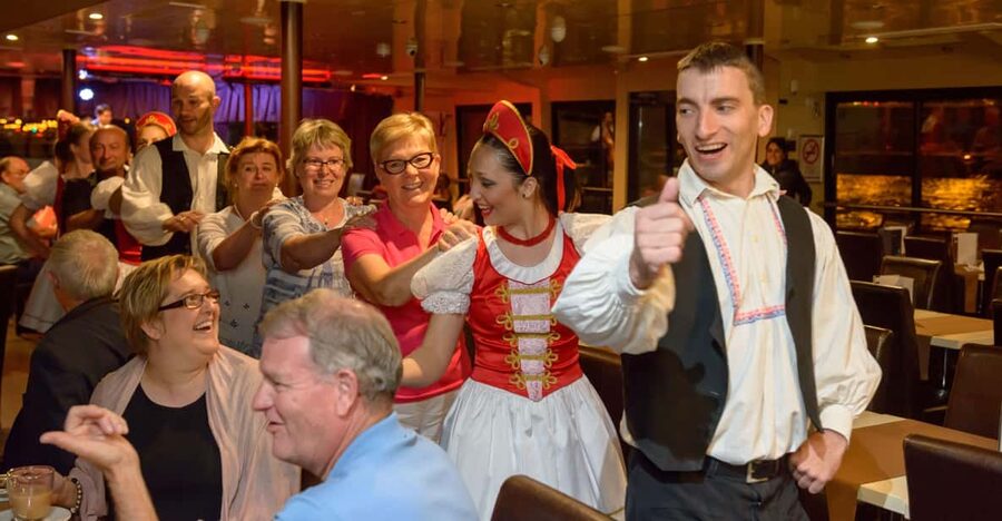 Budapest: Danube Cruise with Folk Dancing and Drinks - Silverline Dock and the start of the evening