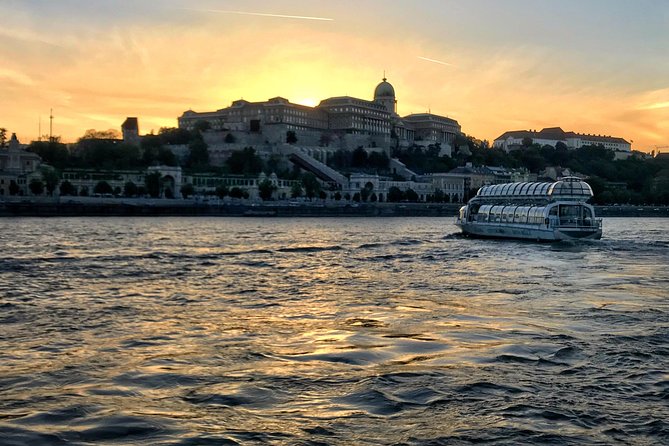 Budapest Danube River Sightseeing Night Cruise with Drink - Buda Castle and the Royal Palace from the water