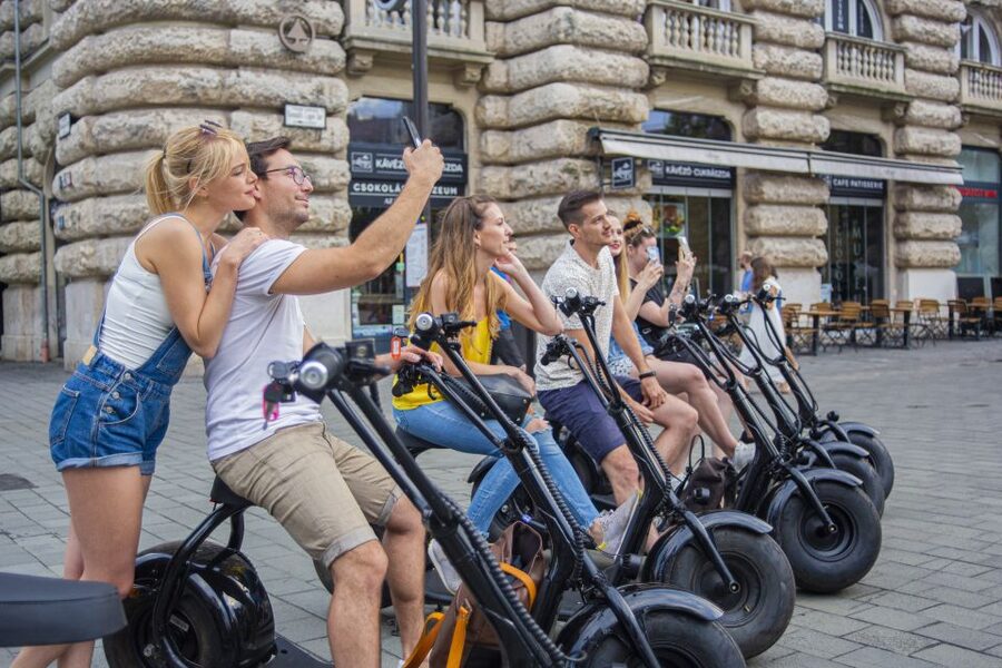Budapest: Guided City Sights Tour by E-Scooter - Getting started near Deák Ferenc tér