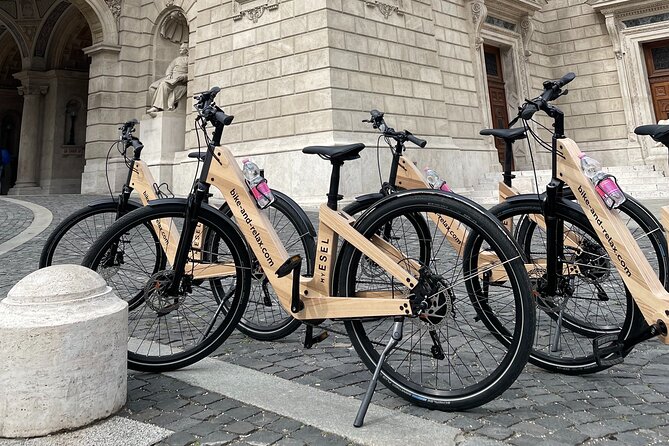 Budapest: Historic Downtown ride on E-Bicycles Buda & Pest - Parliament and the Danube riverbank