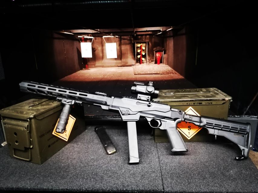 Budapest: Hollywood Gun Range Shooting Package - The firearms and round count