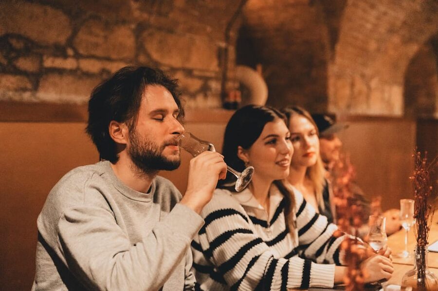 Budapest: Hungarian Gastro Cellar and Assisted Tastings - Choosing between wine, pálinka, and sweet preserves