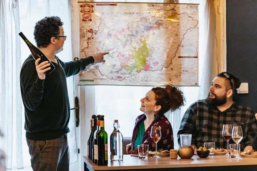 Budapest: Hungarian Wine Tasting with 7 Wines and Tapas - Local tapas that actually help the tasting