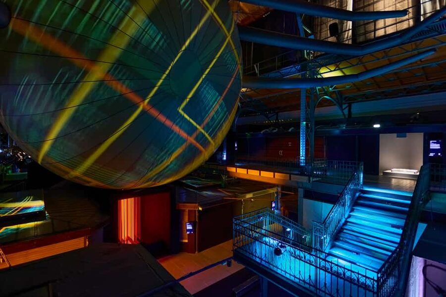 Budapest: Light Art Museum - Immersive New Media Experience - The air-locked dome and other memorable installations