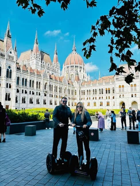 Budapest: Live-Guided Segway Tour to Margaret Island - The Buda-side view of Parliament