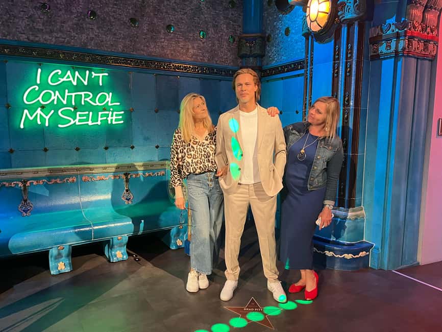 Budapest: Madame Tussauds Entry Ticket - Film scenes include E.T., Tom Cruise, and Bruce Willis