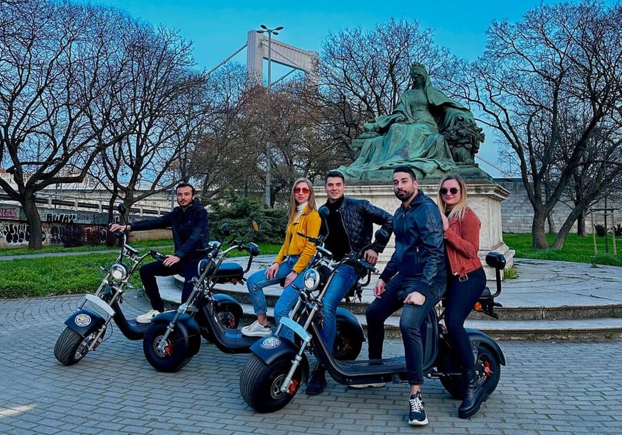 Budapest: Monster Bike Roller Guided City Tour - St. Stephen’s Basilica and the elegant center