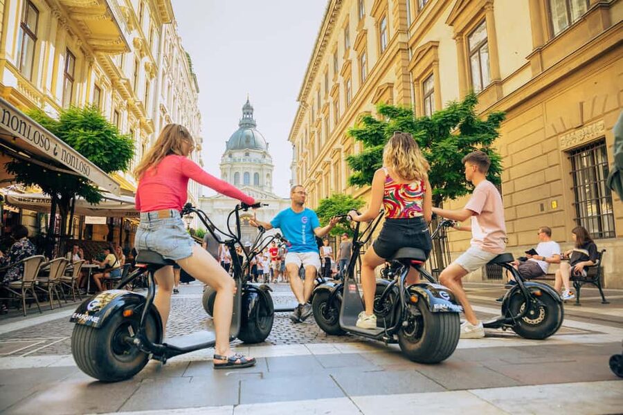 Budapest: MonsteRoller E-Scooter Tour - The Citadel: the ride is part of the reward