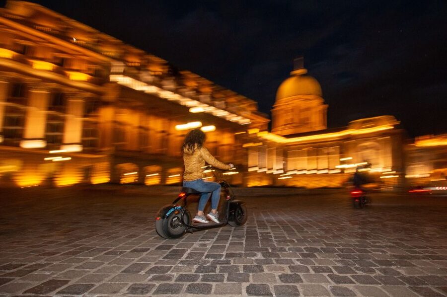 Budapest: Night Tour on MonsteRoller e-Scooter - Castle Bazaar and the climb toward Buda