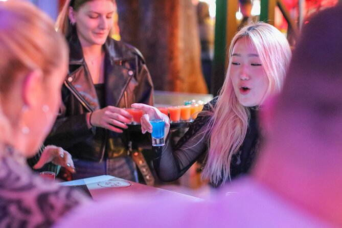 Budapest: Nightlife Bar Crawl Walking Tour - Timing, meeting point, and the finish at Füge Udvar