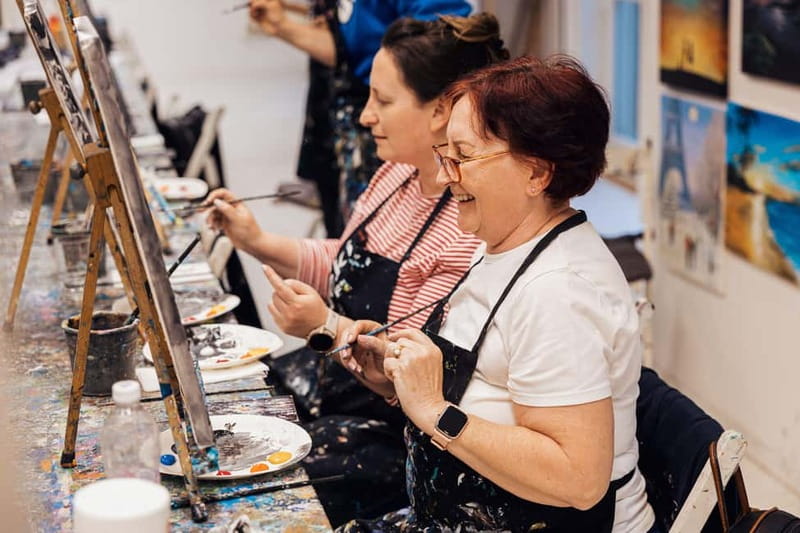 Budapest: Paint and sip experience - Why the Budapest theme matters