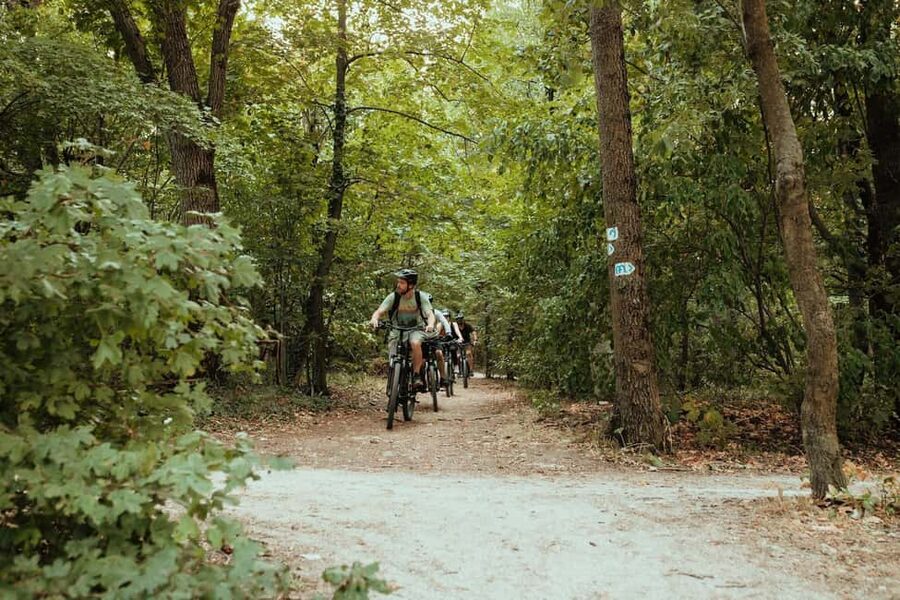 Budapest Peaks: Off-Road eBike Tour - Leaving the Danube behind at Várkert rakpart