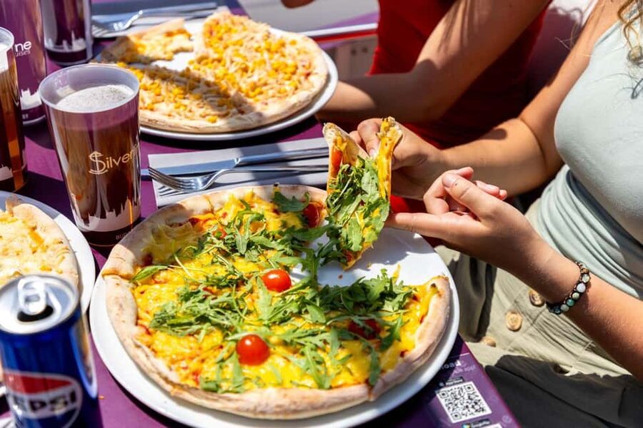 Budapest: Pizza Cruise - Boarding beside Elizabeth Bridge