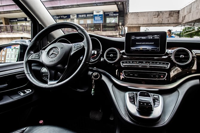 Budapest Private Airport Transfer in a Luxury Minivan - What the airport arrival looks like