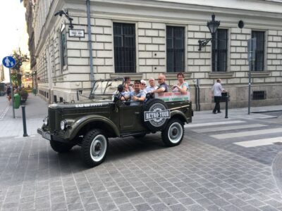 Private City Tour with a Vintage Russian Jeep