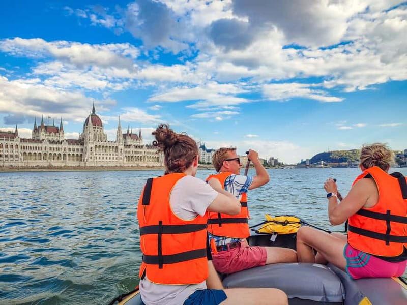 Budapest Rafting - Sunset Cruise - Paddling past Budapest’s central sights