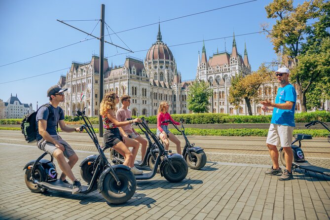 Budapest Small-Group Guided Tour on MonsteRoller e-Scooter - The practice ride and safety briefing