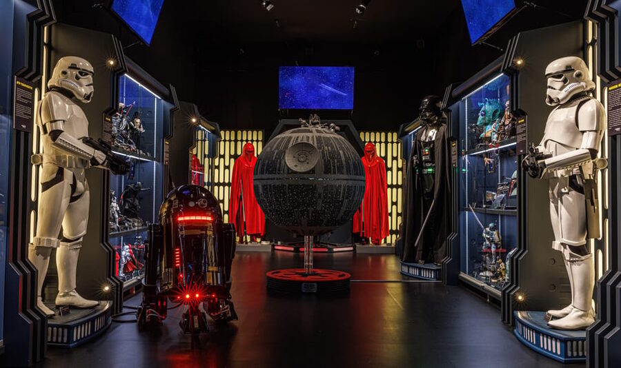 Budapest: Travelling Galaxy Star Wars Interactive Exhibition - Lightsabers, Jedi cloaks, and stormtrooper helmets