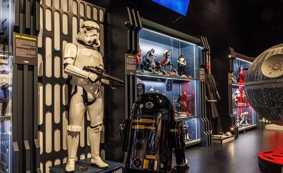 Budapest: Travelling Galaxy Star Wars Interactive Exhibition - Movie-style rooms instead of a plain display hall