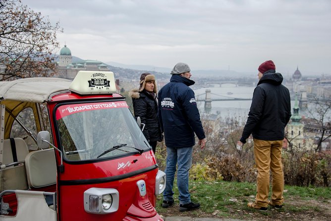 Budapest Tuk Tuk Tour with House of the Unicum Distillery Visit - Across Liberty Bridge to Gellért Hill