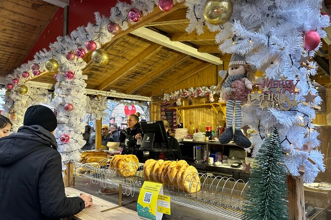 Budapest Wonderland - A Christmas Market Tour with Chimney Cake & Mulled Wine - The Gresham Palace Christmas setting