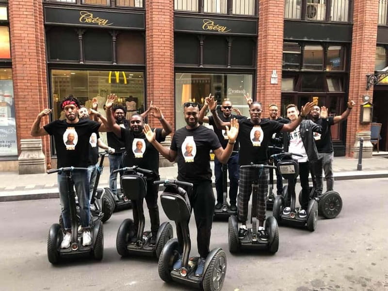 Downtown Budapest Guided Segway Tour - Riding Toward Parliament Building