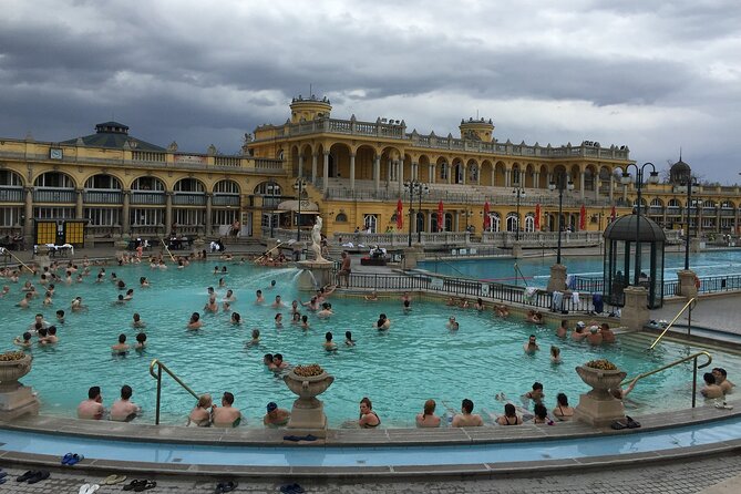 Entrance to Szechenyi Spa in Budapest - Swimming caps and pool rules