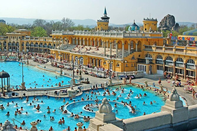 Entrance to Szechenyi Spa in Budapest - How long you should stay