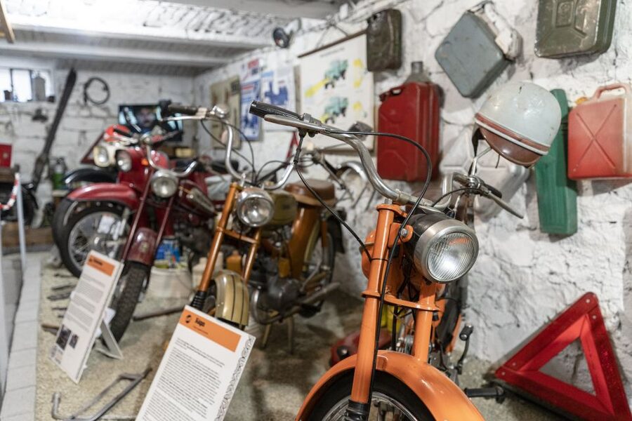 Hungary: Szentendre Retro Design Center Entry Ticket - The Ikarus bus gives the collection scale