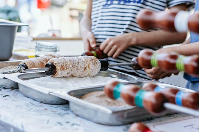Kürtőskalács: Chimney Cake Workshop in City Park Budapest - Baking, toppings, and the sweet finish