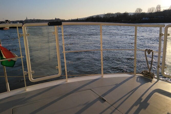 One hour Hen or Stag private party boat Budapest with unlimited beer and wine - Music, decks, and the feel onboard