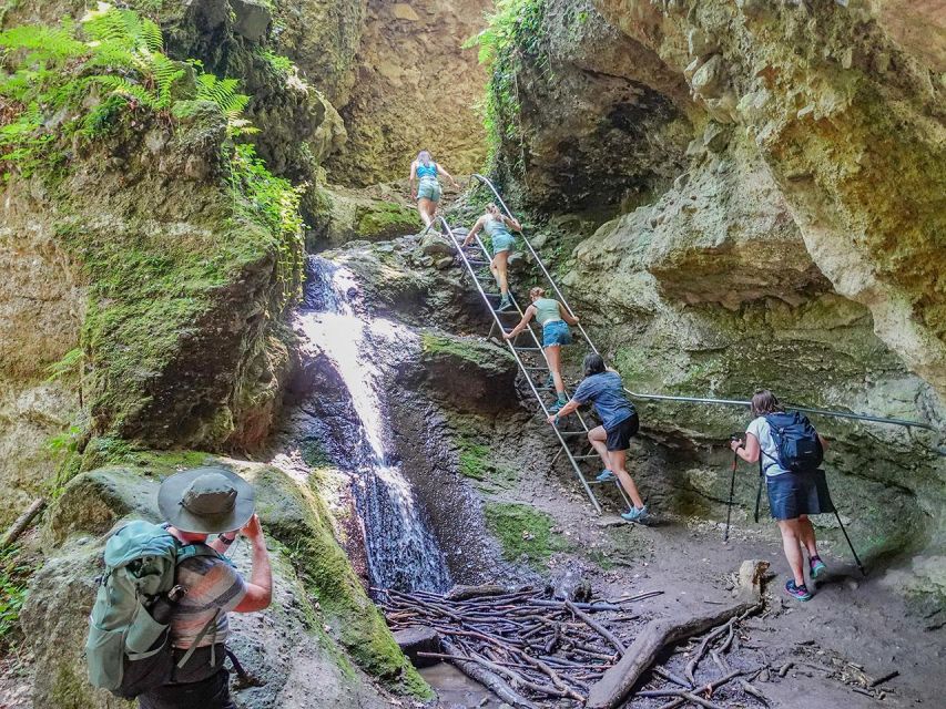 Ram Gorge Hiking Adventure - Climbing into the gorge