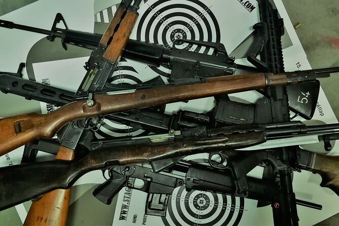 Shooting package 70 - Choosing between pistols, revolvers, rifles, and submachine guns