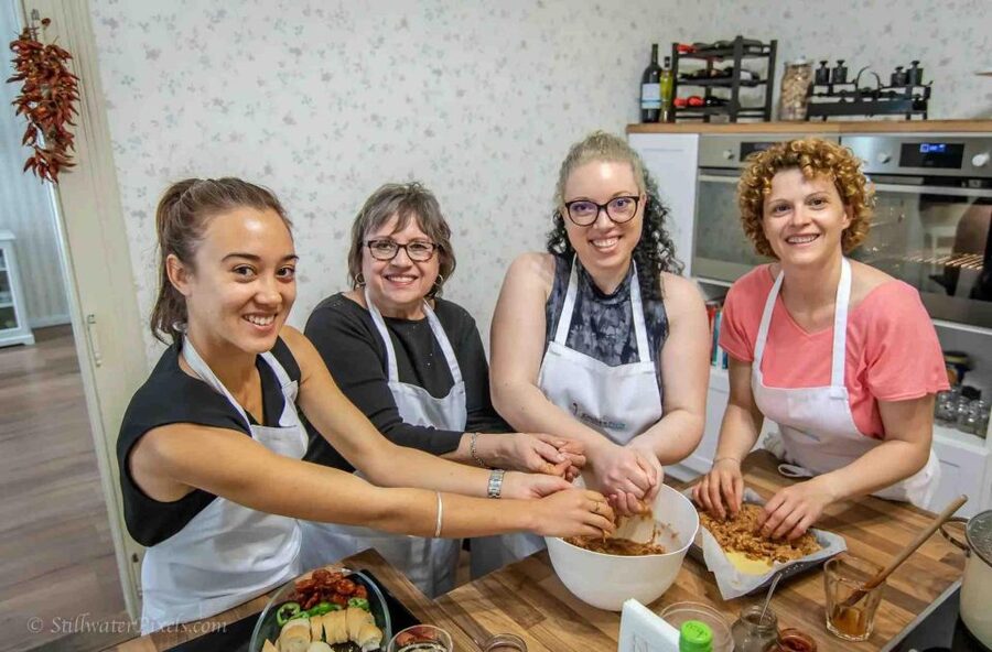 Stretched Strudel Making Class with 2 Different Fillings - Who will enjoy this class most