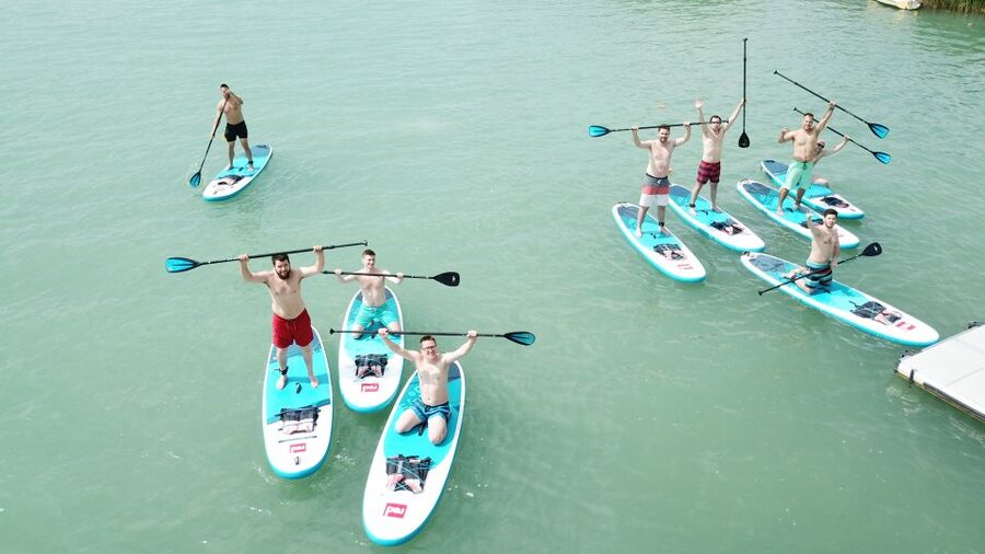Tihany: SUP Course and Tour at Lake Balaton - Who will get the most from this SUP course