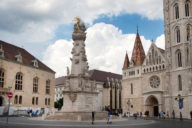 Walk in Buda with Hospital in the Rock Underground Cave Visit - Sándor Palace and the changing of the royal district